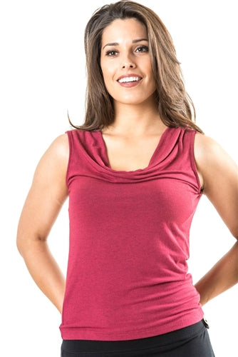 Bikie Girl Drape Neck Top