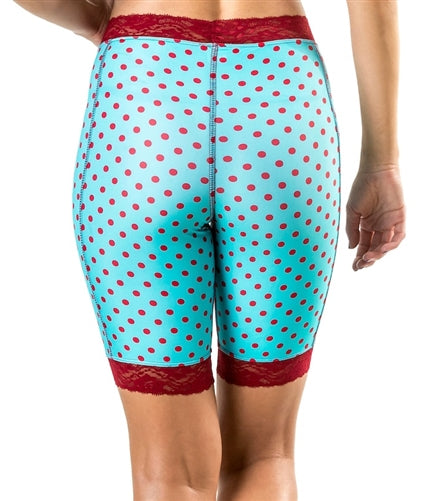 Red Hot Aqua Dot Bloomers