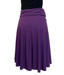 Comfy Flowy Skirt with fold over waistband and SkitchClip