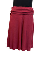 Comfy Flowy Skirt with fold over waistband and SkitchClip